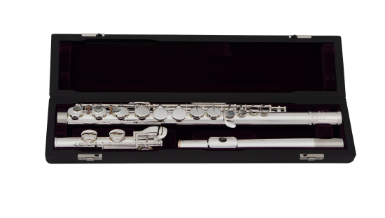straight head silver-plated alto